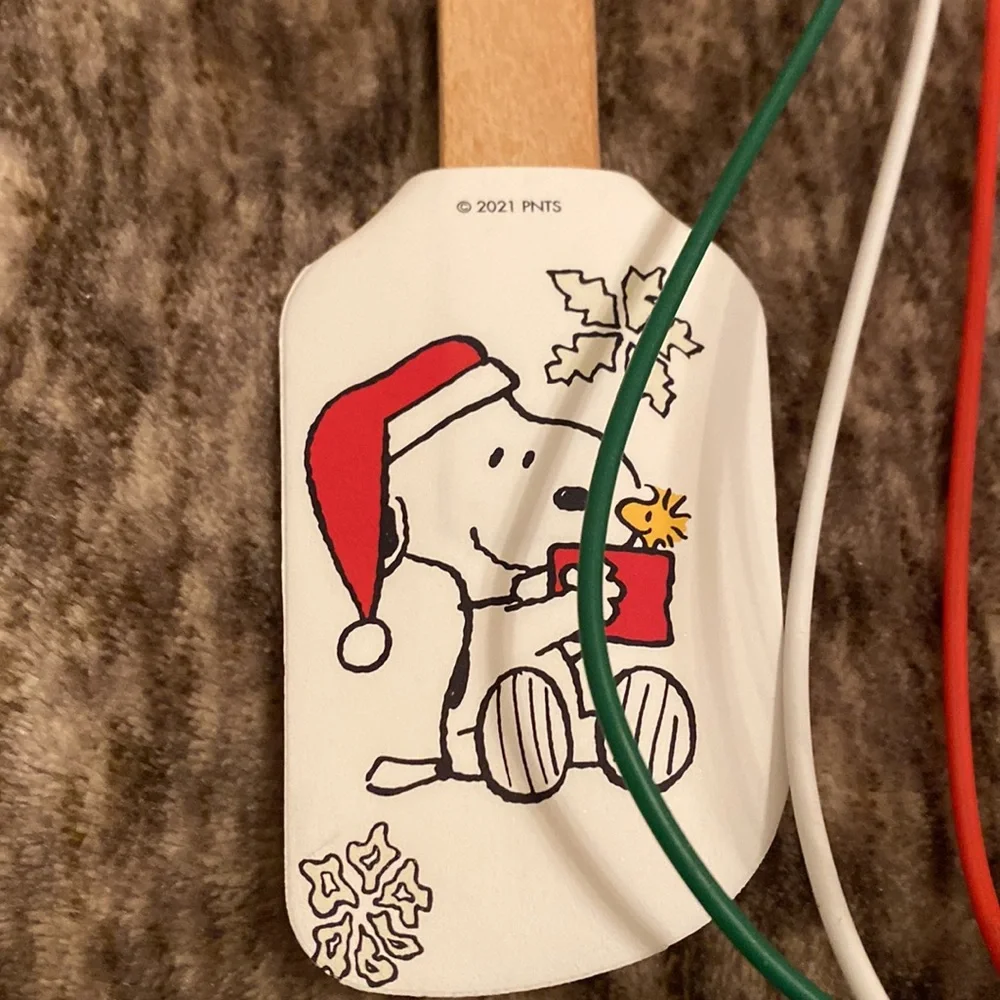 Snoopy Peanuts Christmas Holiday Spatula & Whisk‎ Set